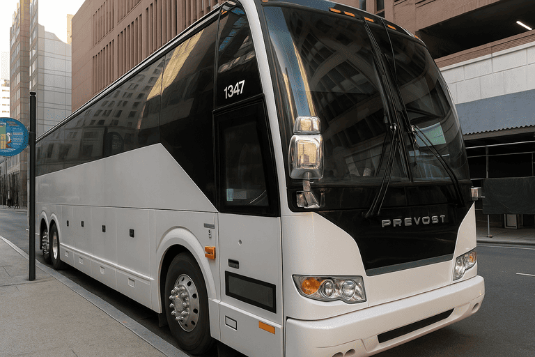 a Springdale Coach Bus Service coach bus