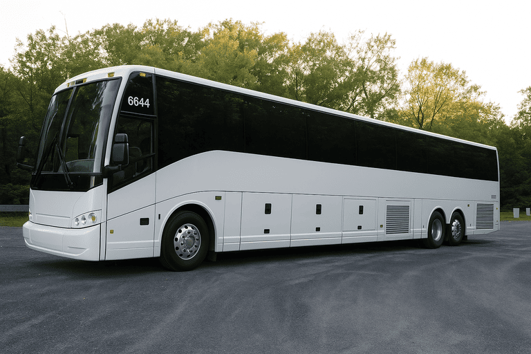 exterior of Springdale Coach Bus Service coach bus