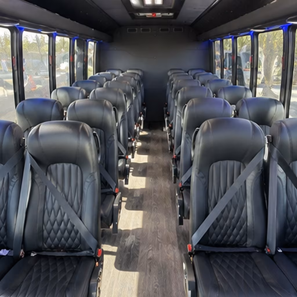 minibus rentals for springdale bridal party transportation