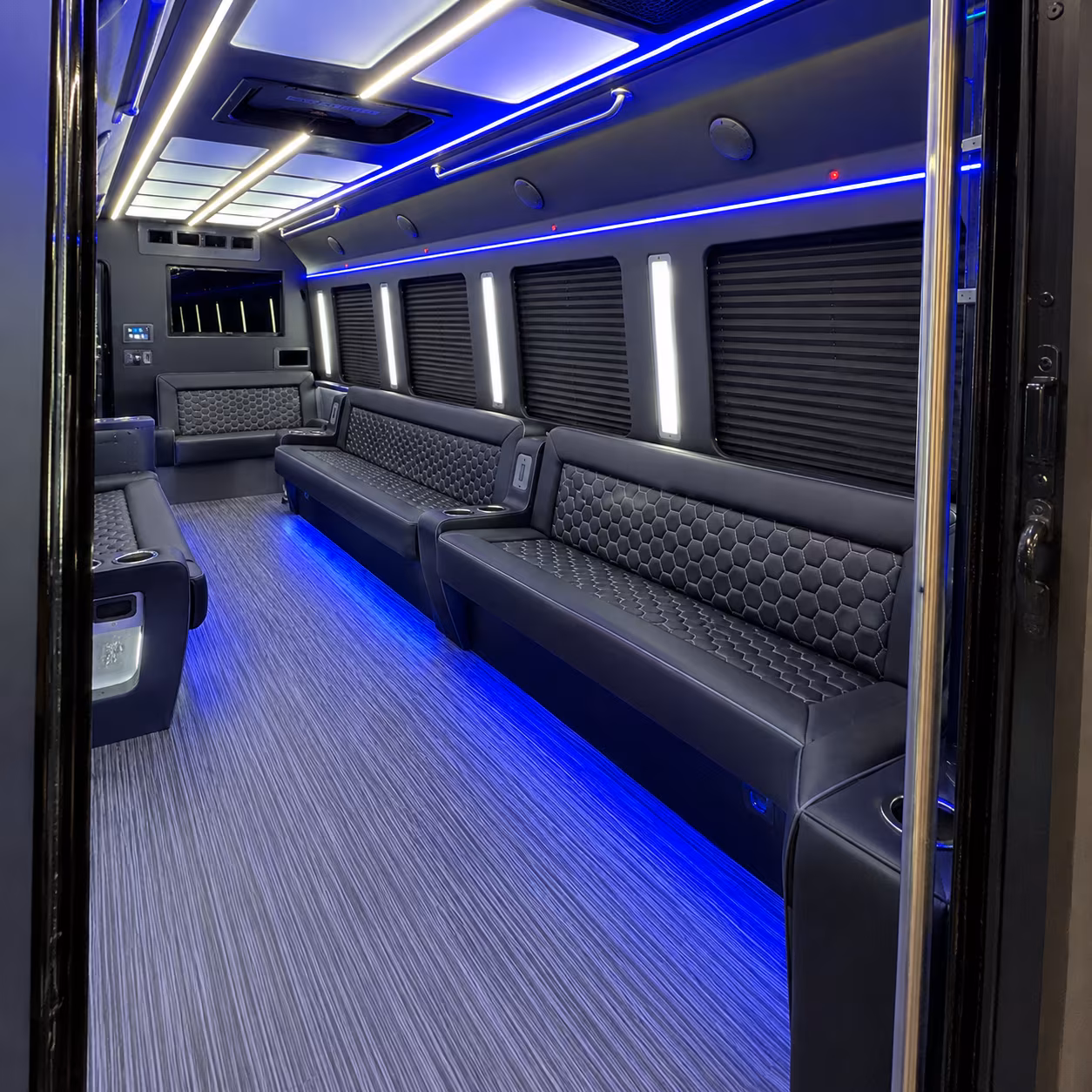 party bus rentals for har ber and springdale high school proms