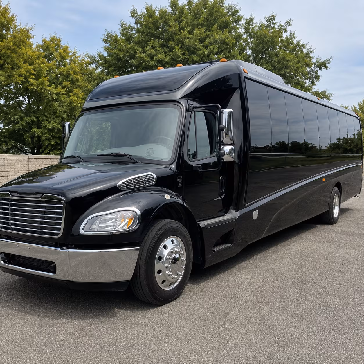 shuttle buses for weekly worship services in springdale