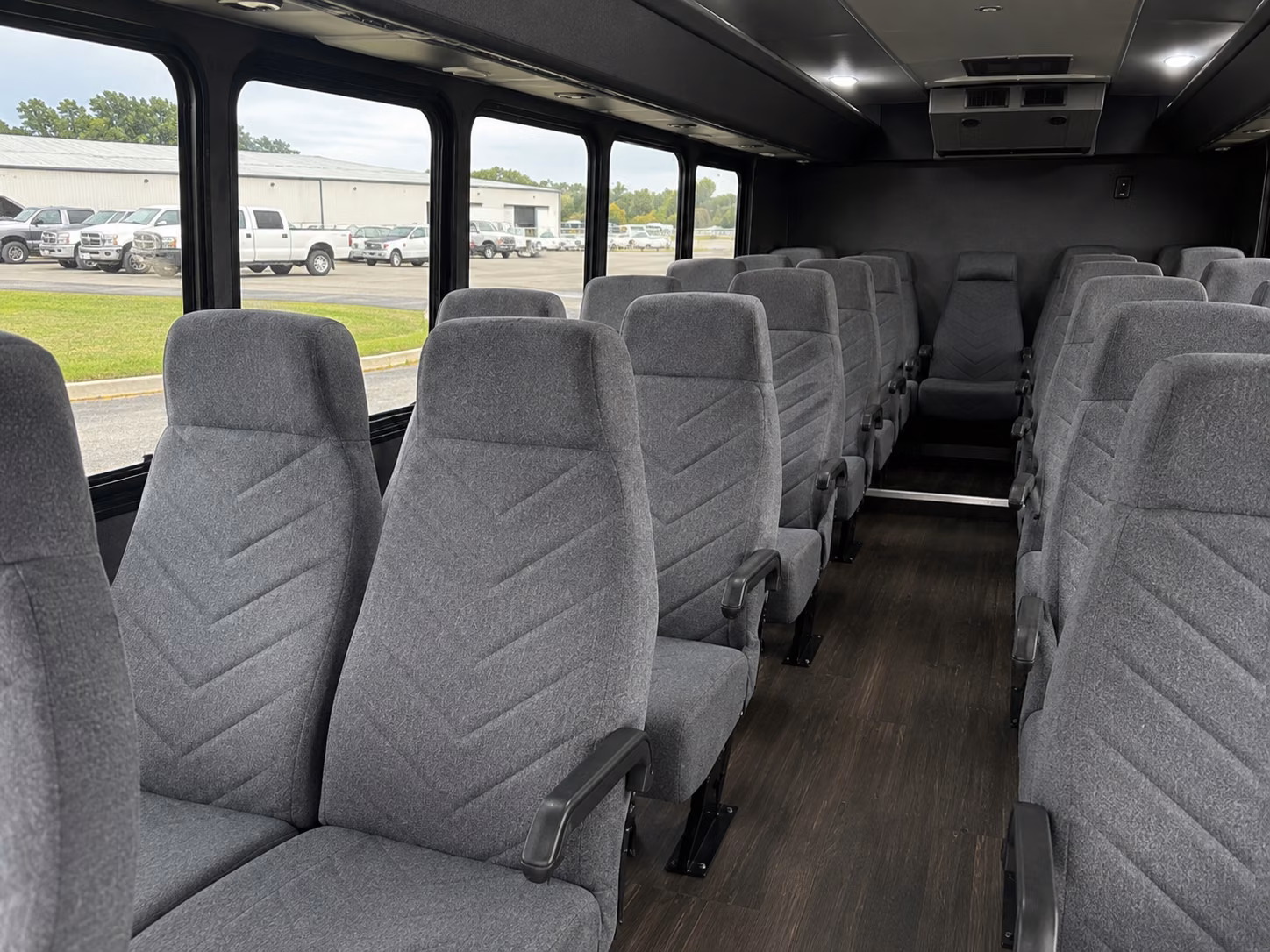 springdale 18 passenger minibus interior