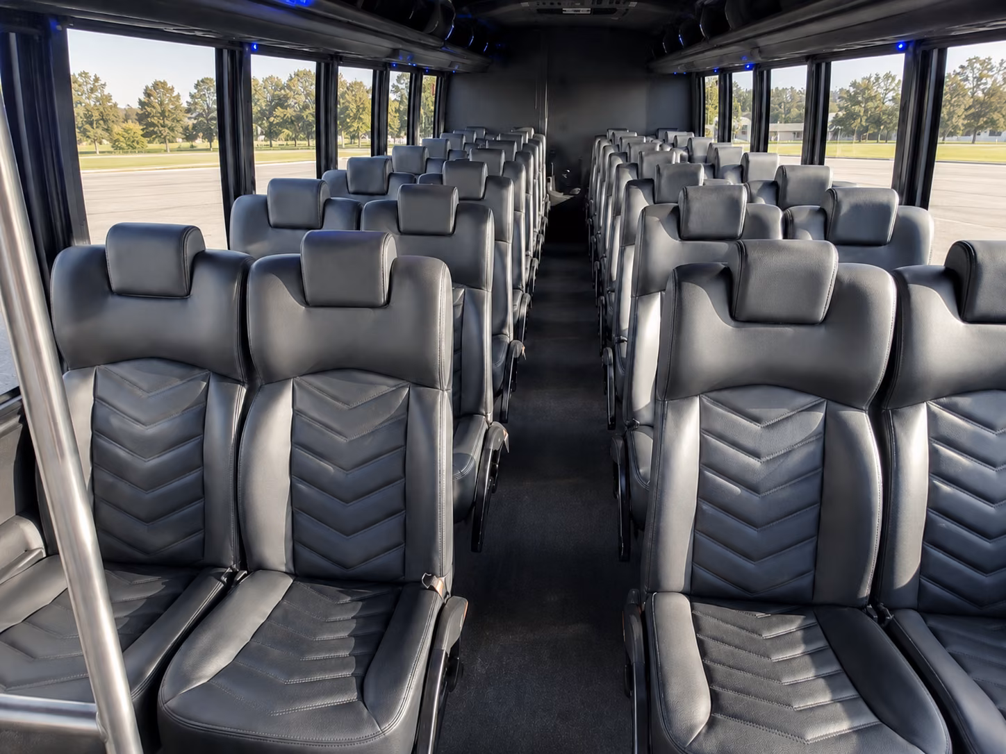 springdale 20 passenger minibus inside