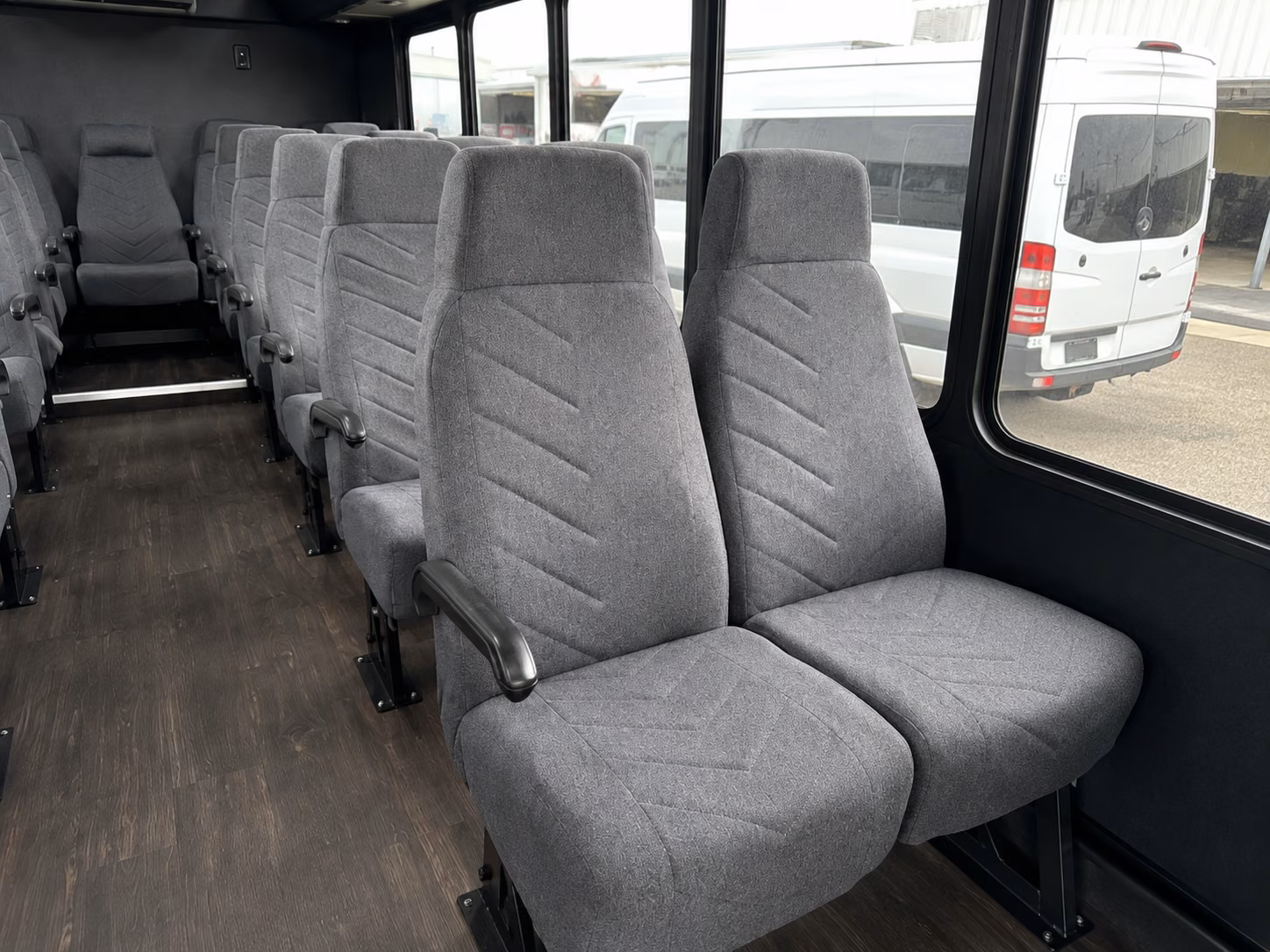 springdale 20 passenger minibus interior