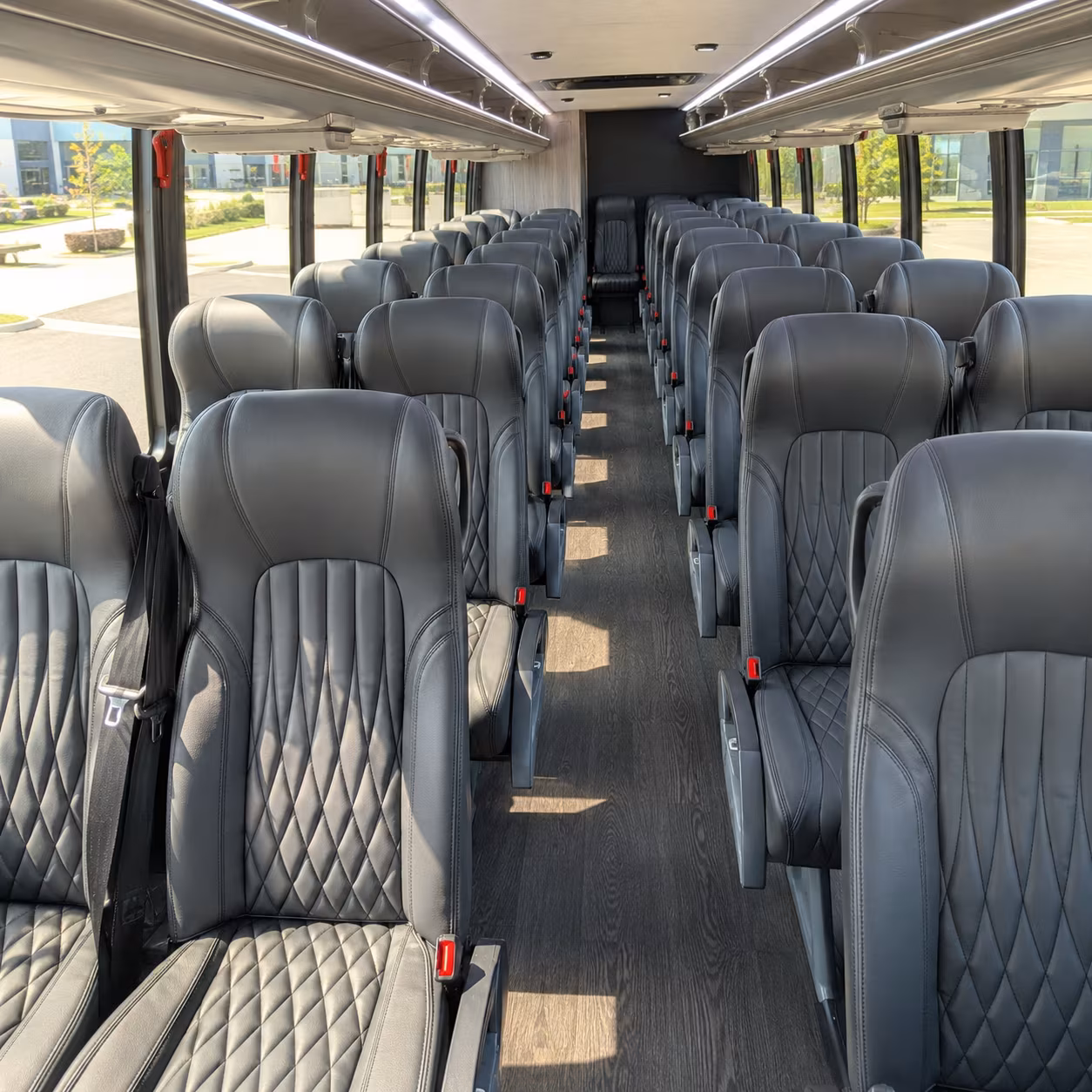 springdale 25 passenger minibus interior