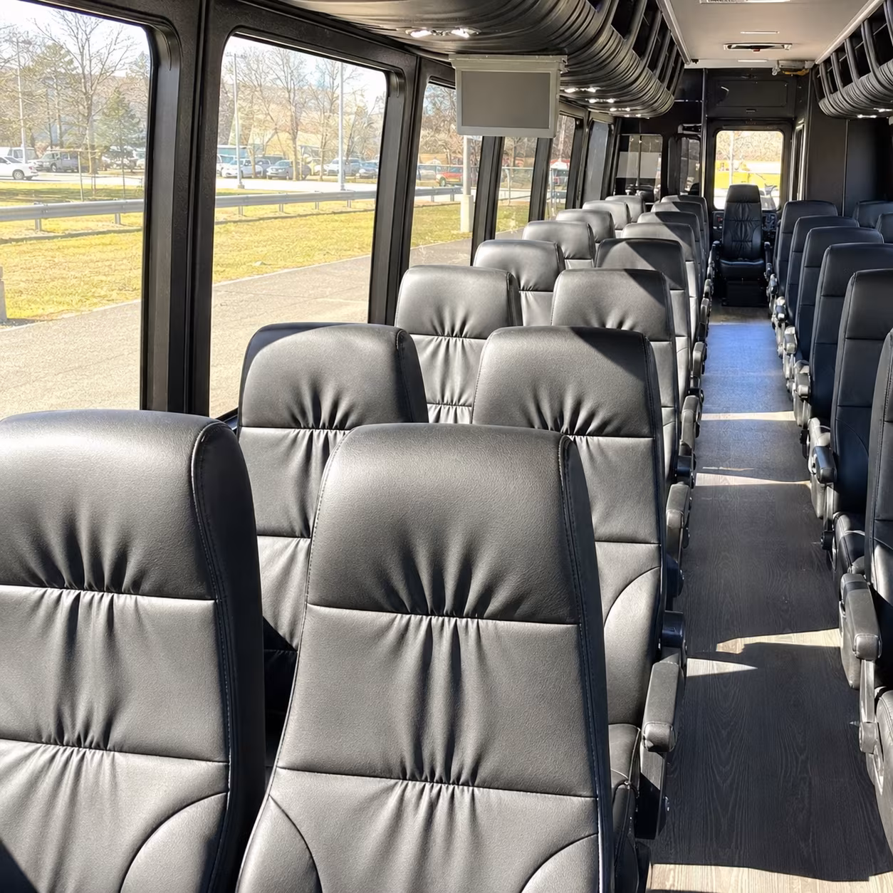 springdale 30 passenger minibus interior