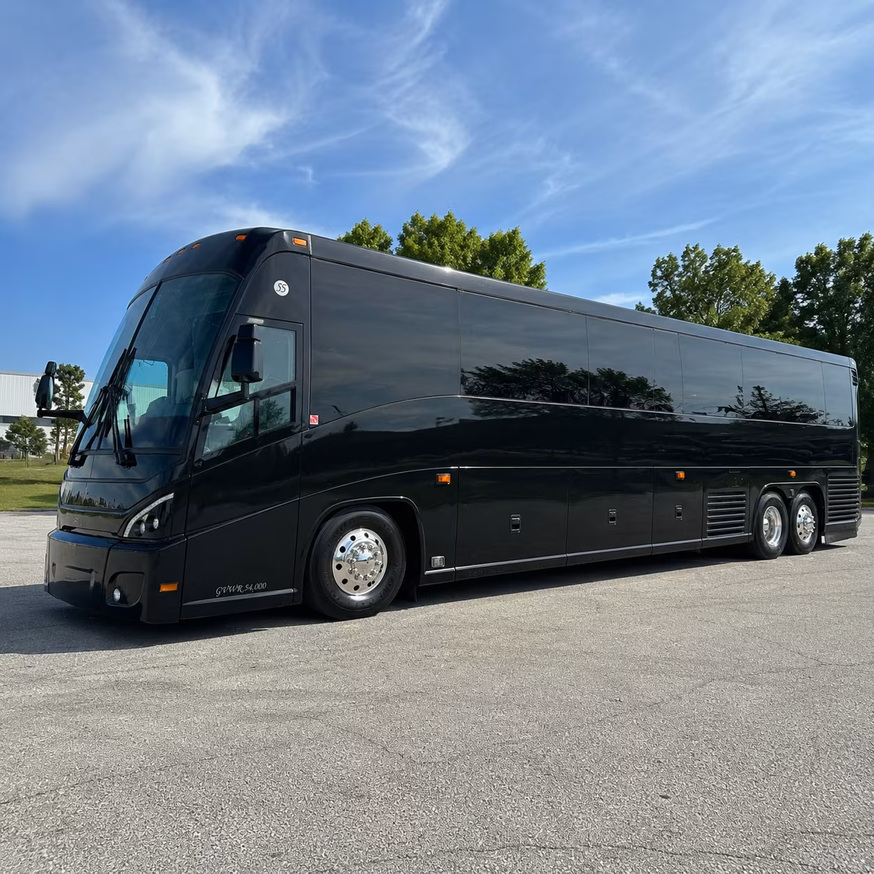 springdale 56 passenger charter bus