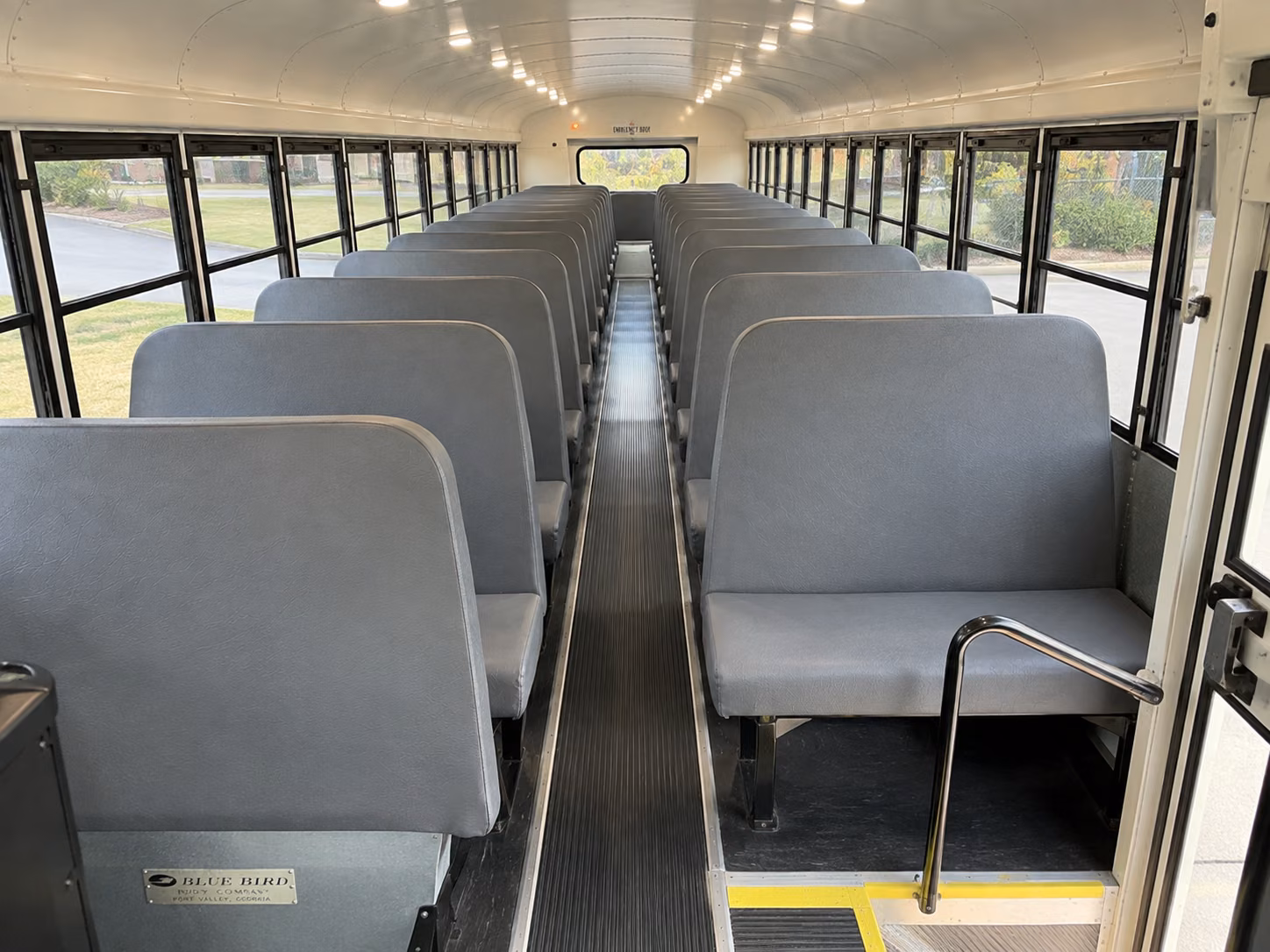 springdale school bus inside