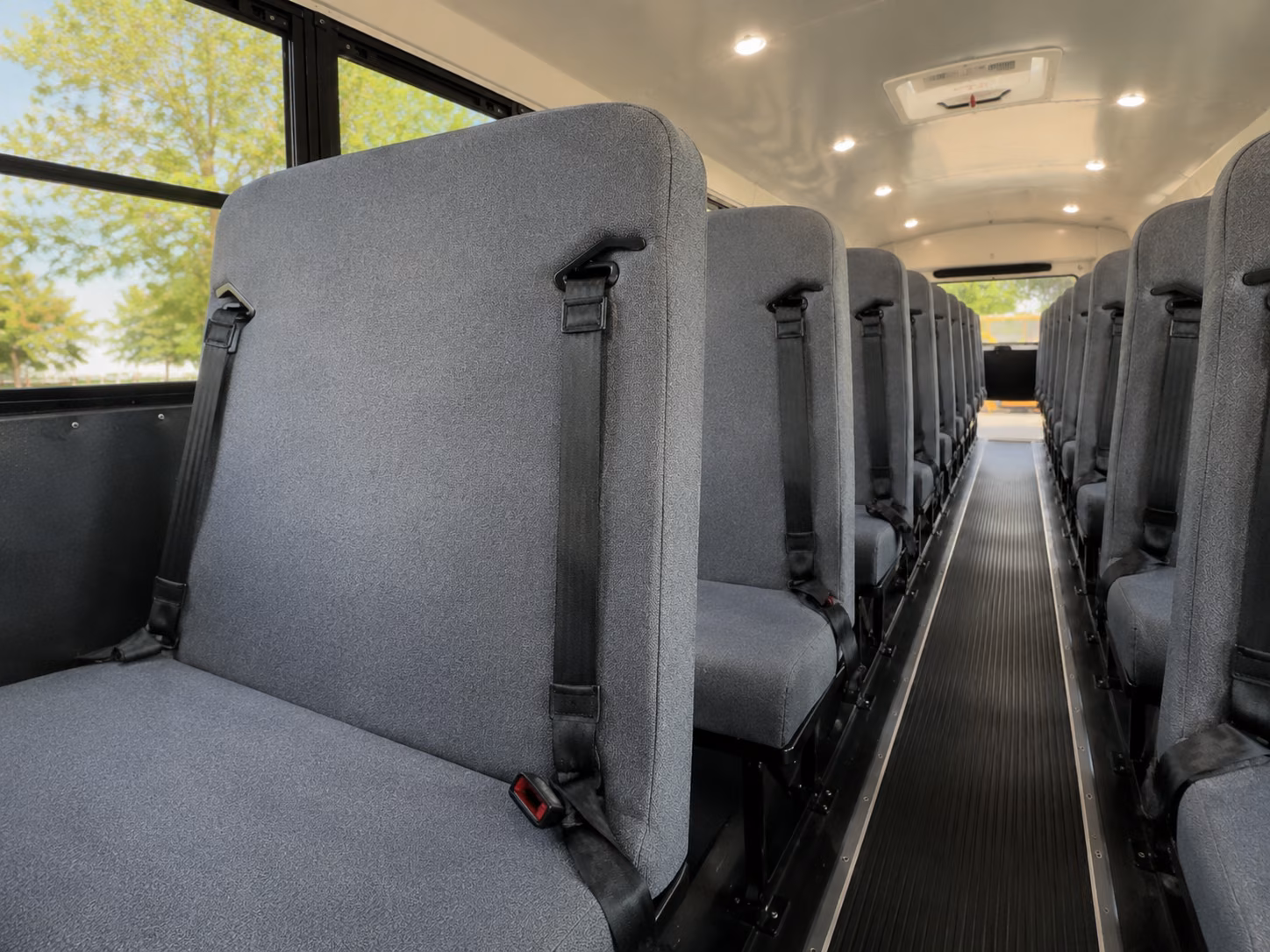 springdale school bus interior