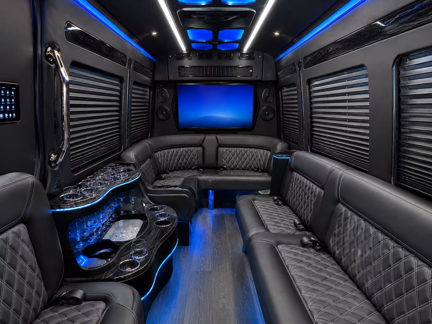 springdale sprinter limousine interior